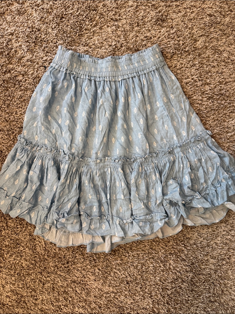 Misa Los Angeles Tiered Ruffle Mini Skirt